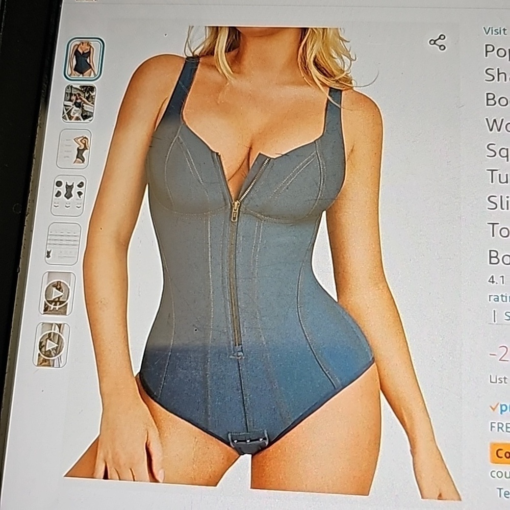 Popilush Shapewear Bodysuit NWT - Picture 1 of 6